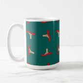 Cartoon Red Mushroom Kaffeetasse (Links)