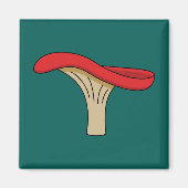 Cartoon Red Mushroom Magnet (Vorne)
