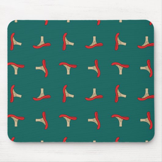 Cartoon Red Mushroom Mousepad (Vorne)