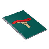 Cartoon Red Mushroom Notizblock (Rechte Seite)