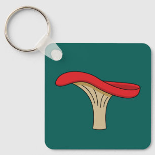 Cartoon Red Mushroom Schlüsselanhänger