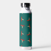 Cartoon Red Mushroom Trinkflasche (Links)