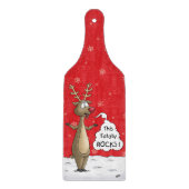 Cartoon-Ren-Ausschnitt-Brett Schneidebrett (Vorderseite)