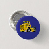 Cartoon-Renntruck Button (Vorne & Hinten)