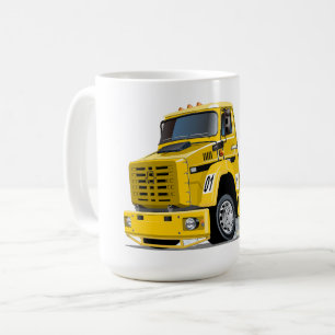 Cartoon-Renntruck Kaffeetasse