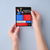 Cartoon-Repräsident, Handymanwerbung Flyer (Gruppe)