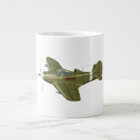 Cartoon-Retro-Flugzeug