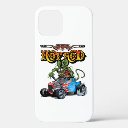 Cartoon Retro-frisierte Auto Case-Mate iPhone Hülle (Rückseite)