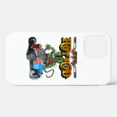 Cartoon Retro-frisierte Auto Case-Mate iPhone Hülle (Rückseite (Horizontal))