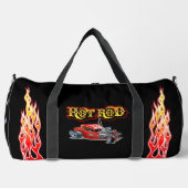 Cartoon Retro-frisierte Auto Duffle Bag (Vorderseite)