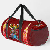 Cartoon Retro-frisierte Auto Duffle Bag (Rechte Ecke)