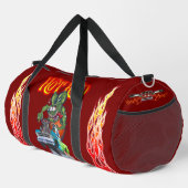 Cartoon Retro-Frisierte Auto Duffle Bag (Rechte Ecke)