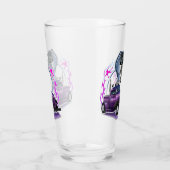 Cartoon Retro-frisierte Auto Glas (Links)