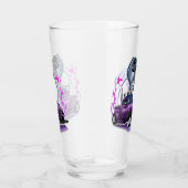 Cartoon Retro-frisierte Auto Glas (Rechts)