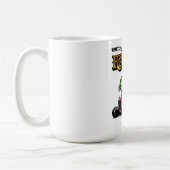 Cartoon Retro-frisierte Auto Kaffeetasse (Links)
