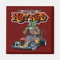 Cartoon Retro-frisierte Auto
