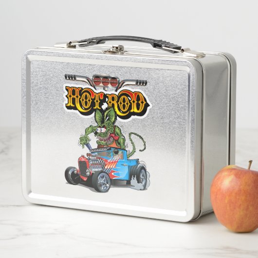 Cartoon Retro-frisierte Auto Metall Brotdose (Beispiel)