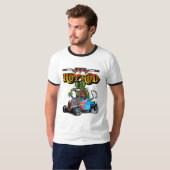 Cartoon Retro-frisierte Auto T-Shirt (Vorne ganz)