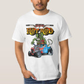 Cartoon Retro-frisierte Auto T-Shirt (Vorderseite)