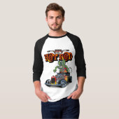 Cartoon Retro-frisierte Auto T-Shirt (Vorne ganz)