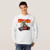 Cartoon Retro-frisierte Auto T-Shirt (Vorne ganz)