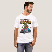 Cartoon Retro-frisierte Auto T-Shirt (Vorne ganz)
