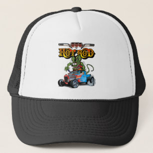Cartoon Retro-frisierte Auto Truckerkappe