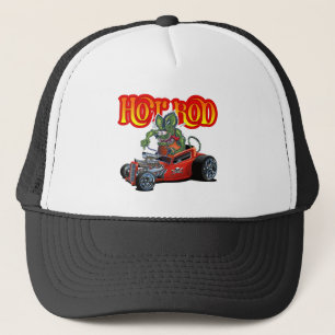 Cartoon Retro-frisierte Auto Truckerkappe