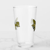 Cartoon-Retrobomber Glas (Rechts)