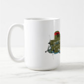 Cartoon-Retrobomber Kaffeetasse (Links)