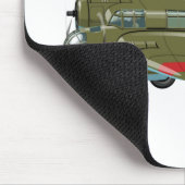 Cartoon-Retrobomber Mousepad (Ecke)