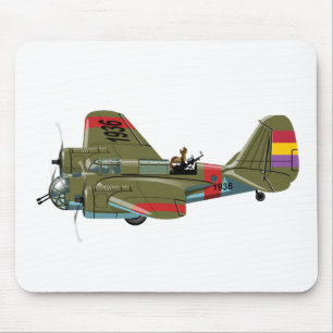 Cartoon-Retrobomber Mousepad