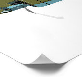 Cartoon-Retrobomber Poster (Ecke)