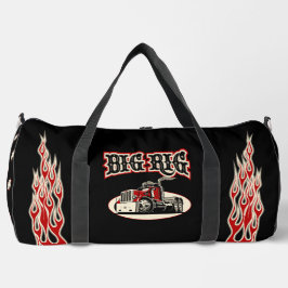 Cartoon Retrofahrzeug "Big Rig" Duffle Bag