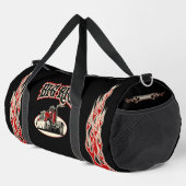 Cartoon Retrofahrzeug "Big Rig" Duffle Bag (Rechte Ecke)
