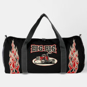 Cartoon Retrofahrzeug "Big Rig" Duffle Bag (Rückseite)