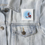 Cartoon-Retroflugzeug Button (Beispiel)