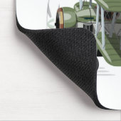 Cartoon-Retroflugzeug Mousepad (Ecke)