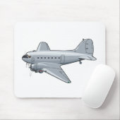 Cartoon-Retroflugzeug Mousepad (Mit Mouse)