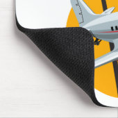 Cartoon-Retroflugzeug Mousepad (Ecke)