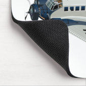 Cartoon-Retroflugzeug Mousepad (Ecke)