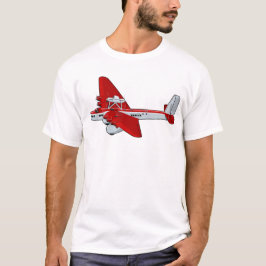 Cartoon-Retroflugzeug T-Shirt