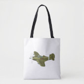 Cartoon-Retroflugzeug Tasche (Vorderseite)