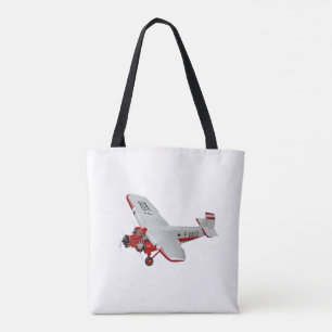 Cartoon-Retroflugzeug Tasche
