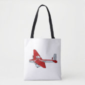 Cartoon-Retroflugzeug Tasche (Vorderseite)