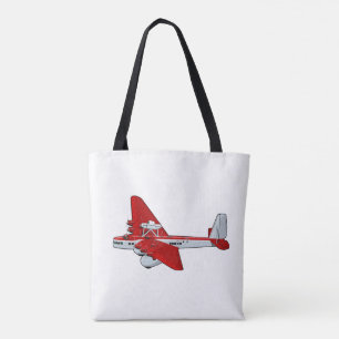 Cartoon-Retroflugzeug Tasche