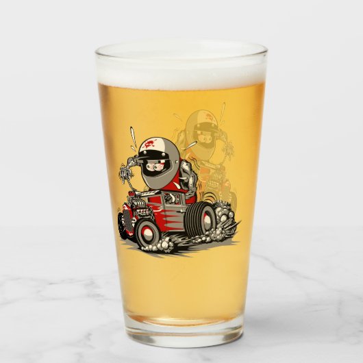 Cartoon Retrorat Glas (Vorne (Gefüllt))