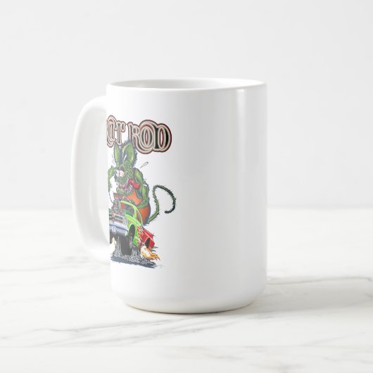 Cartoon Retrorat Kaffeetasse (Vorderseite Links)