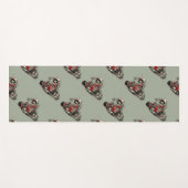 Cartoon Retrorat Yogamatte (Vorderseite (Horizontal))