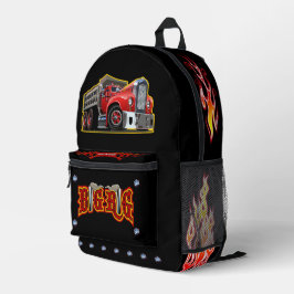 Cartoon-Retrotorschlepper Bedruckter Rucksack